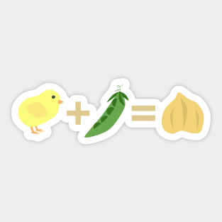 The Chickpea Equation Sticker